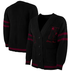 Miami Heat NBA x Keiser Clark No Caller ID Button-Up Cardigan Black/Red