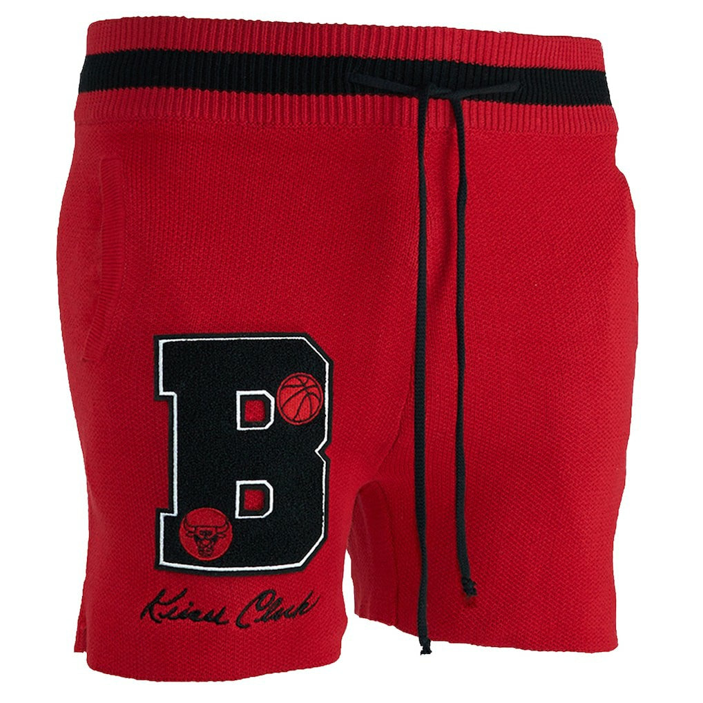 Chicago Bulls NBA x Keiser Clark No Caller ID Knit Shorts Red/Black outlet