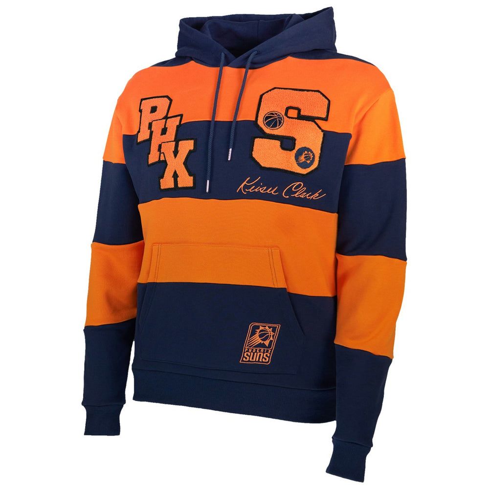 Phoenix Suns NBA x Keiser Clark No Caller ID Pullover Hoodie Navy/Orange outlet