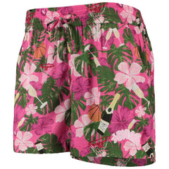 Brooklyn Nets Lusso Women's Finley-Frankie Party Top & Shorts Set Pink