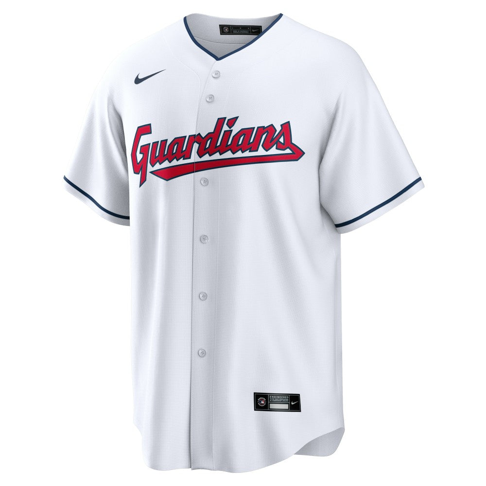 Cleveland Guardians Nike Home Blank Replica Jersey - White Jerseys