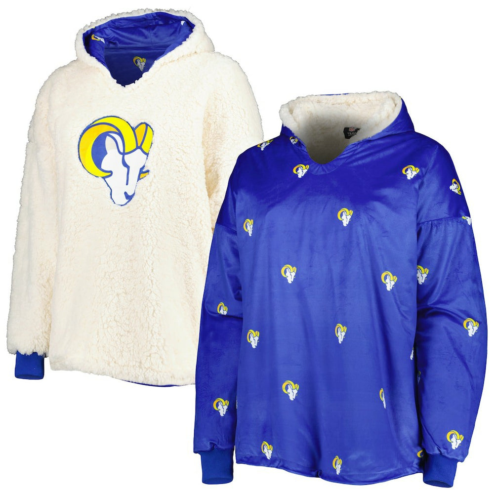 Los Angeles Rams FOCO Repeat Print Reversible Hoodeez -