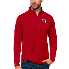 Cleveland Guardians Antigua Tribute Quarter-Zip Pullover Top - Red Pullover