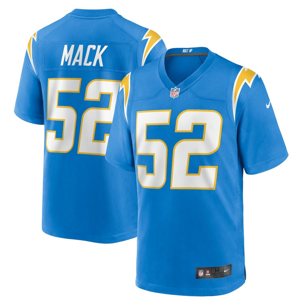 Khalil Mack Los Angeles Chargers Game Jersey - Powder Blue Jerseys