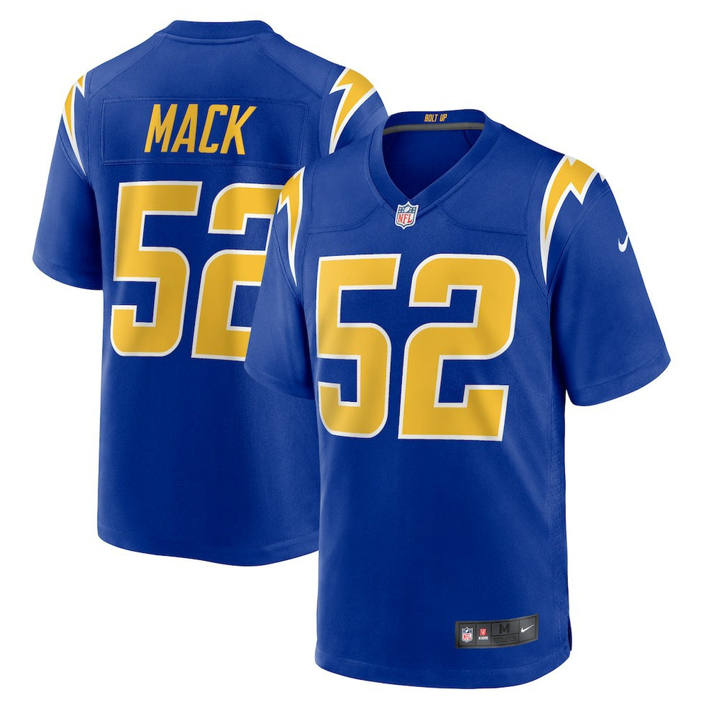Khalil Mack Los Angeles Chargers Alternate Game Jersey - Royal Jerseys