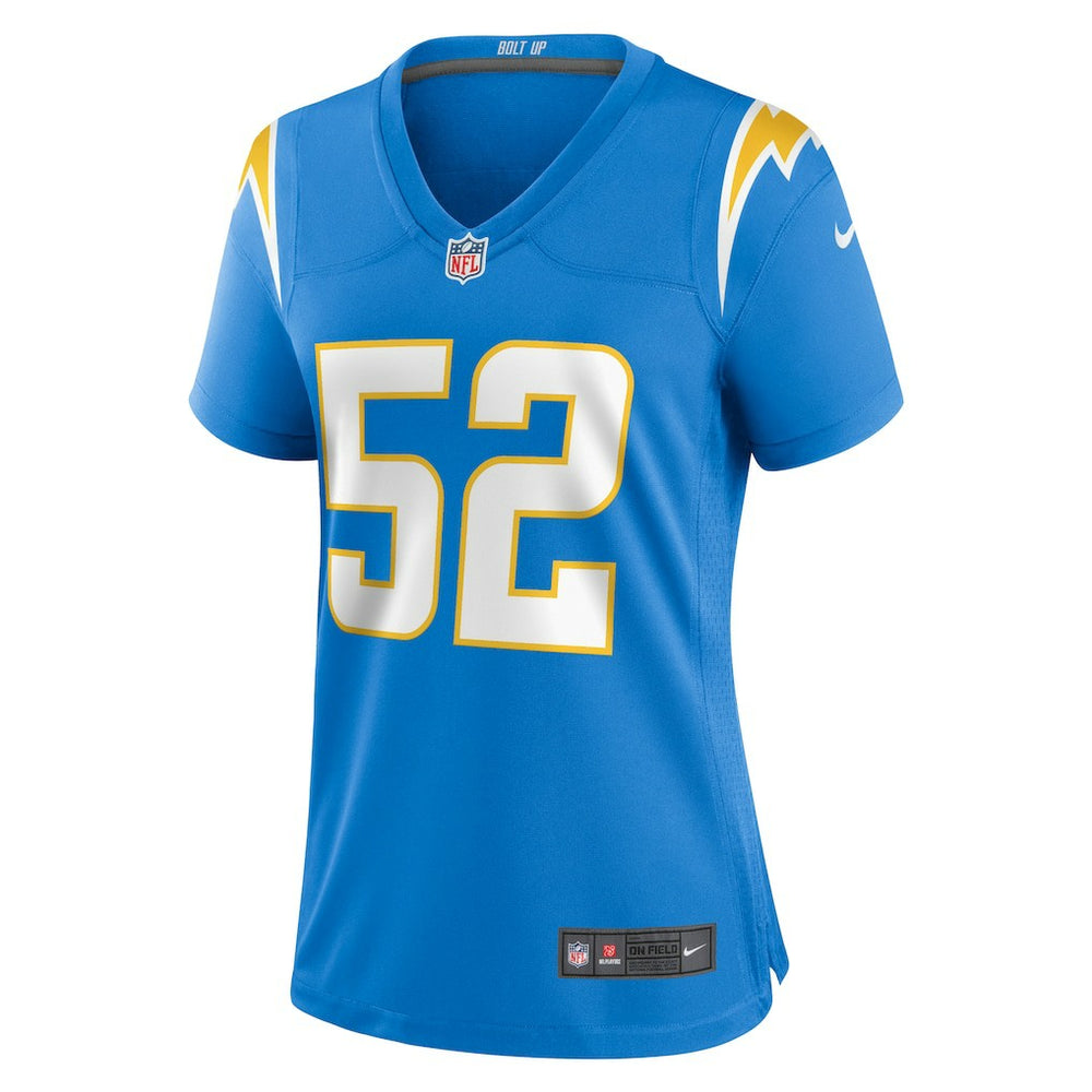 Khalil Mack Los Angeles Chargers Women's Player Jersey - Powder Blue Jerseys