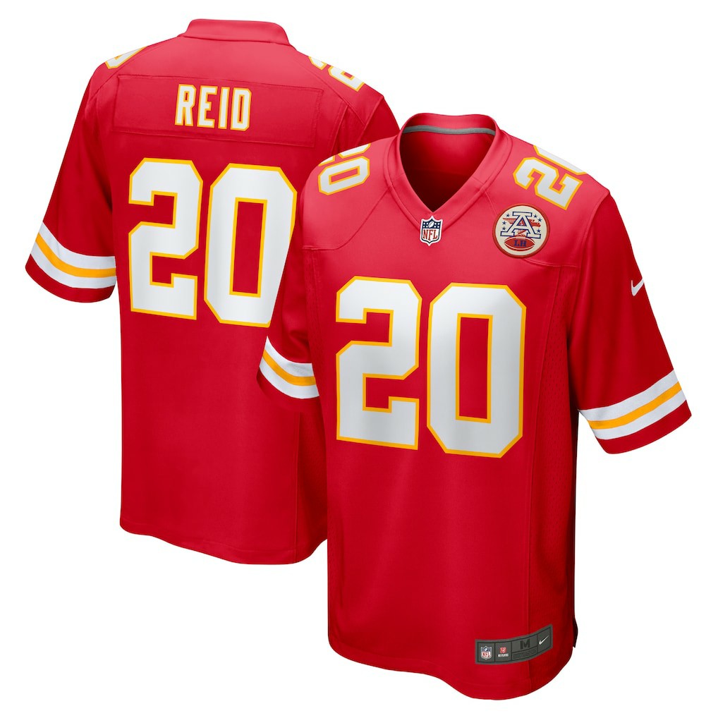 Justin Reid Kansas City Chiefs Game Jersey - Red Jerseys