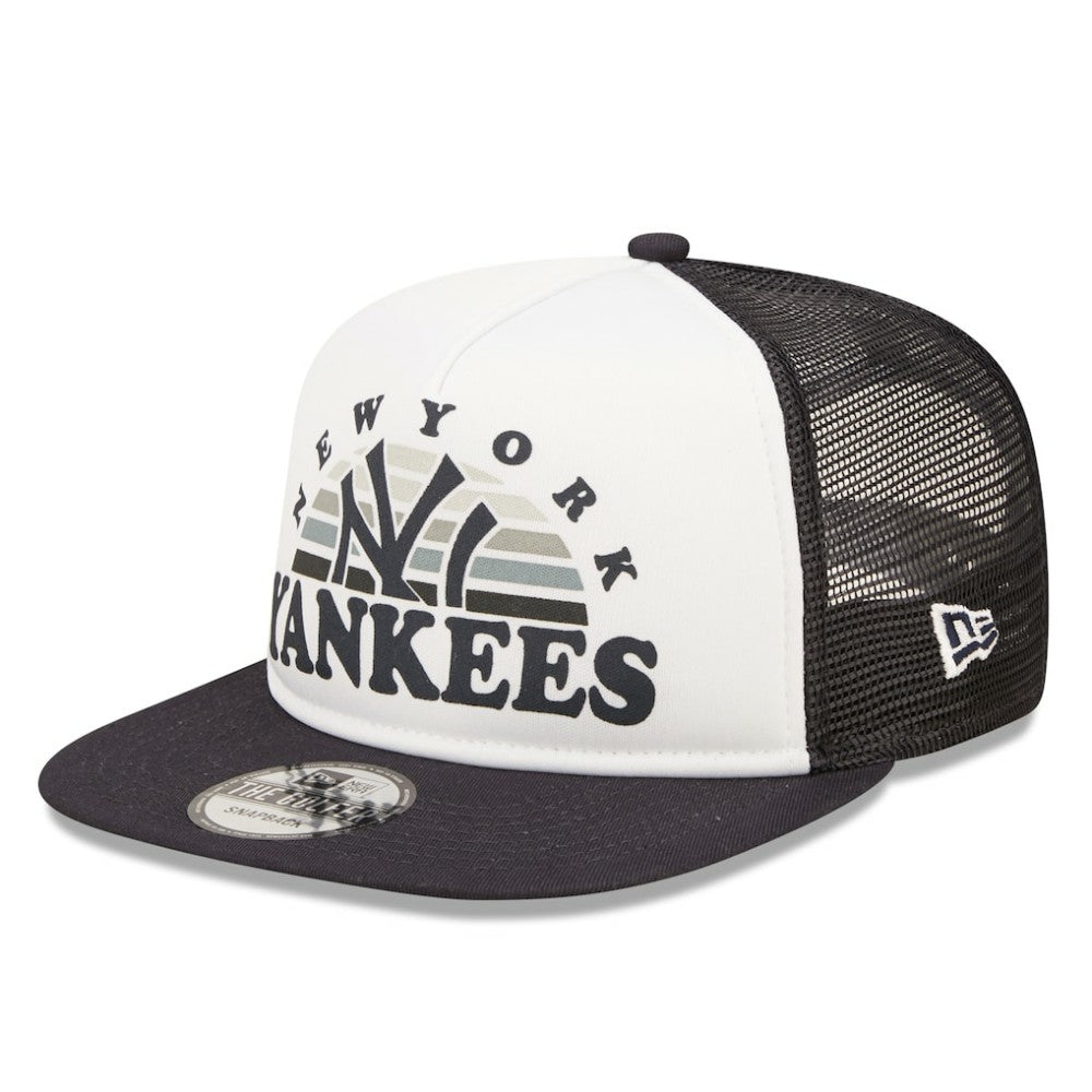 New York Yankees New Era Gradient Golfer 9FIFTY Snapback Hat - White/Navy Hats