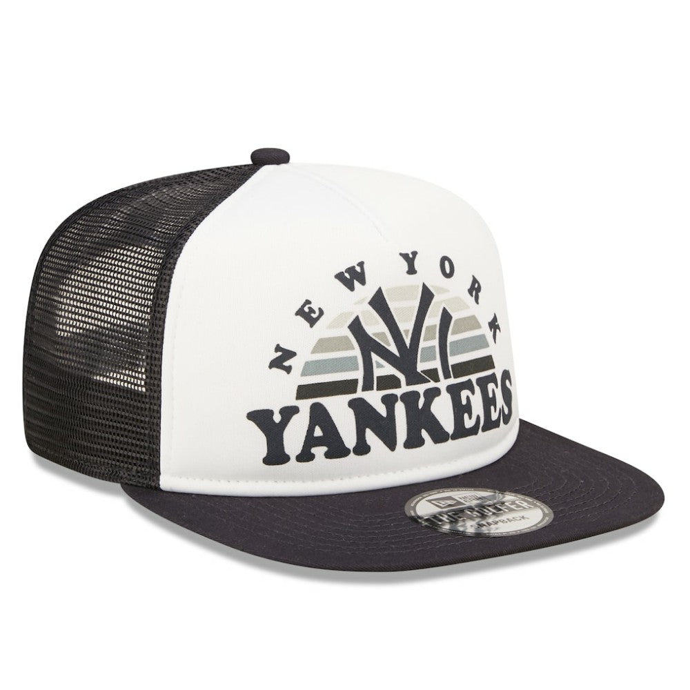 New York Yankees New Era Gradient Golfer 9FIFTY Snapback Hat - White/Navy Hats