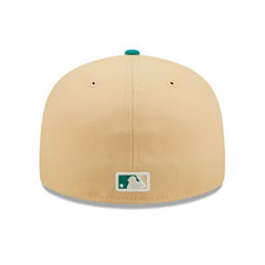 Los Angeles Dodgers New Era  Mango Forest 59FIFTY fitted hat - Natural/Teal Hats
