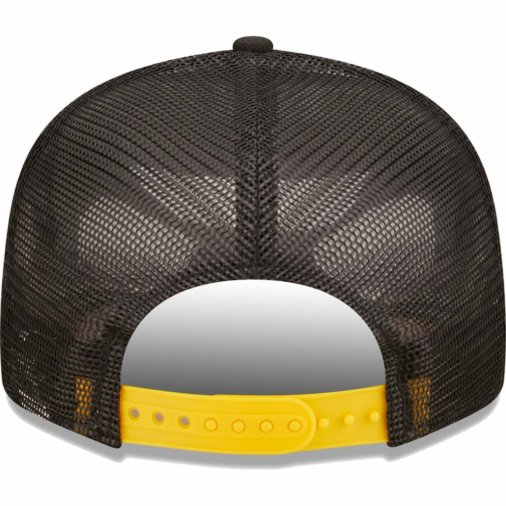 Pittsburgh Pirates New Era Patriot Trucker 9FIFTY Snapback Hat - Black Hats