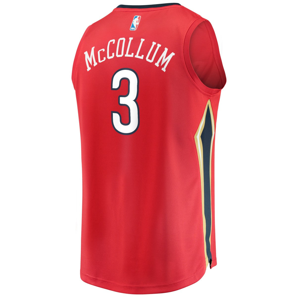 C.J. McCollum New Orleans Pelicans Youth Fast Break Replica Player Jersey Red Statement Edition - Fanatics