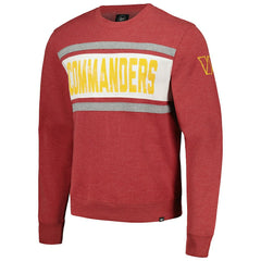 Washington Commanders '47 Bypass Tribeca Pullover Sweatshirt - Heathered Burgundy Pullover