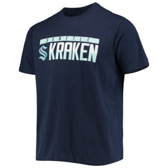 Seattle Kraken Levelwear Richmond Wordmark T-Shirt - Navy | US 4792449