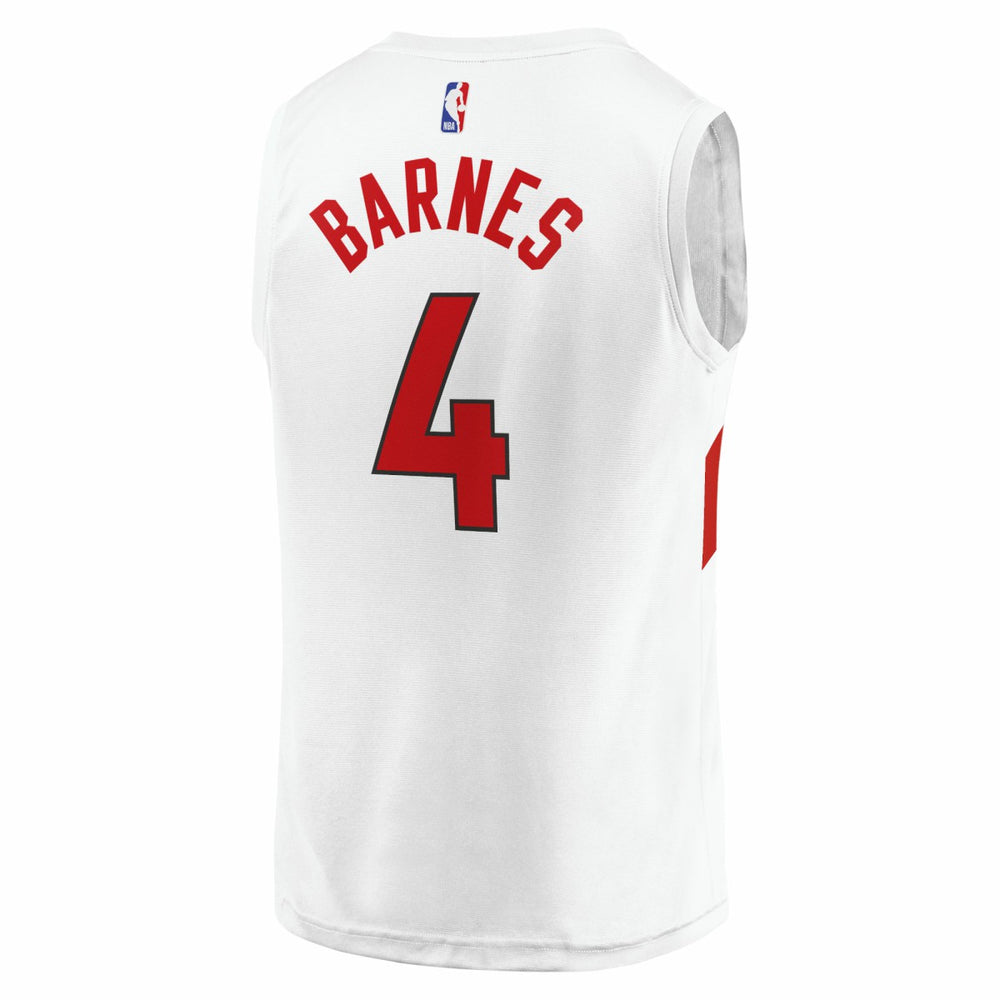 Scottie Barnes Toronto Raptors Fast Break Replica Jersey Association Edition White - Fanatics