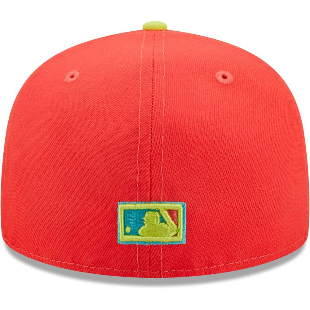 Boston Red Sox New Era   Lava Highlighter Combo 59FIFTY Fitted Hat - Red/Neon Green Hats