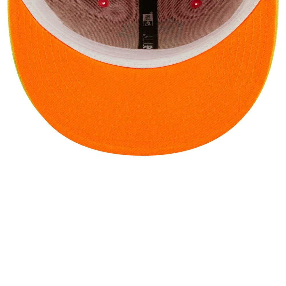 San Francisco Giants New Era   Lava Highlighter Combo 59FIFTY Fitted Hat - Red/Neon Green Hats