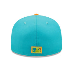 Los Angeles Dodgers New Era Vice Highlighter 59FIFTY Fitted Hat - Blue/Orange Hats
