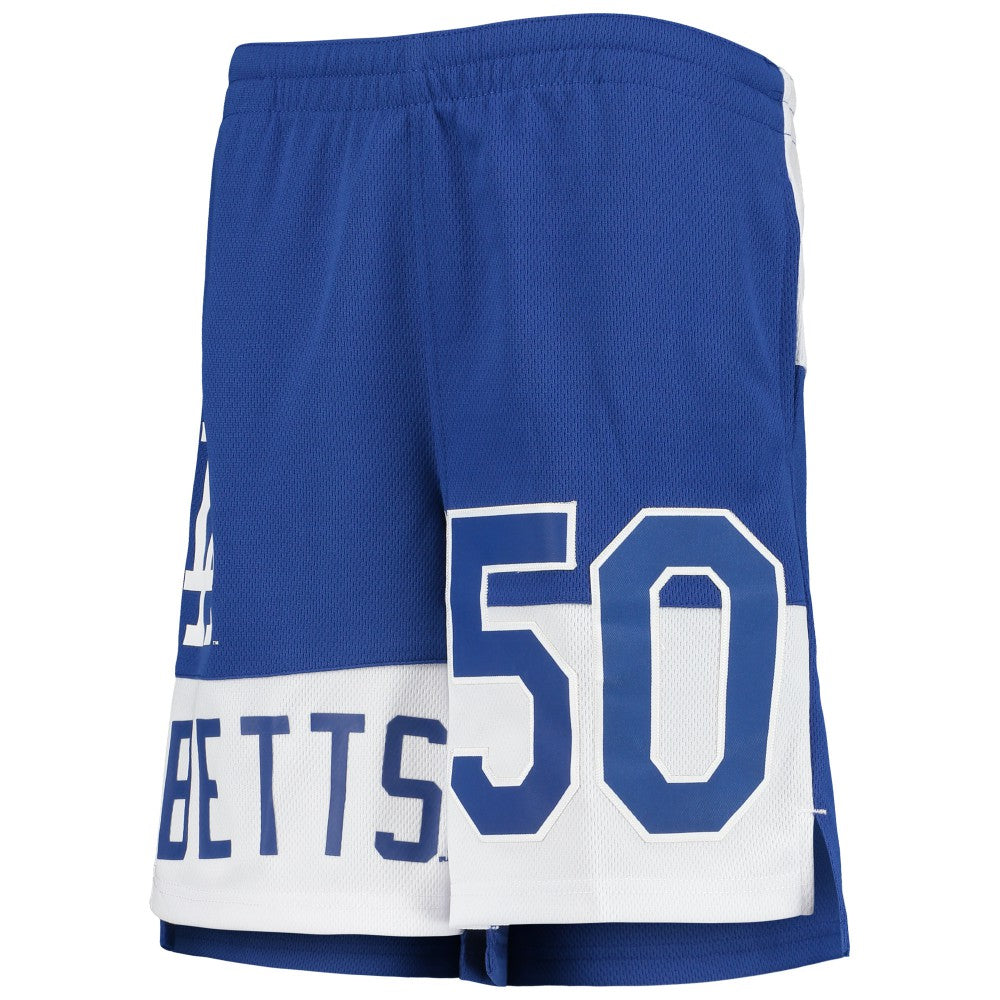 Mookie Betts Los Angeles Dodgers Youth Pandemonium Name & Number Shorts - Royal Shorts