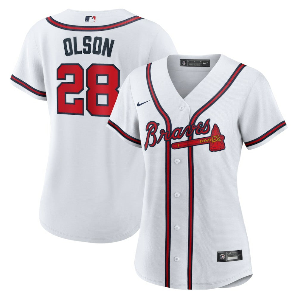 Matt Olson Atlanta Braves Nike Women's Home Replica Player Jersey - White Jerseys