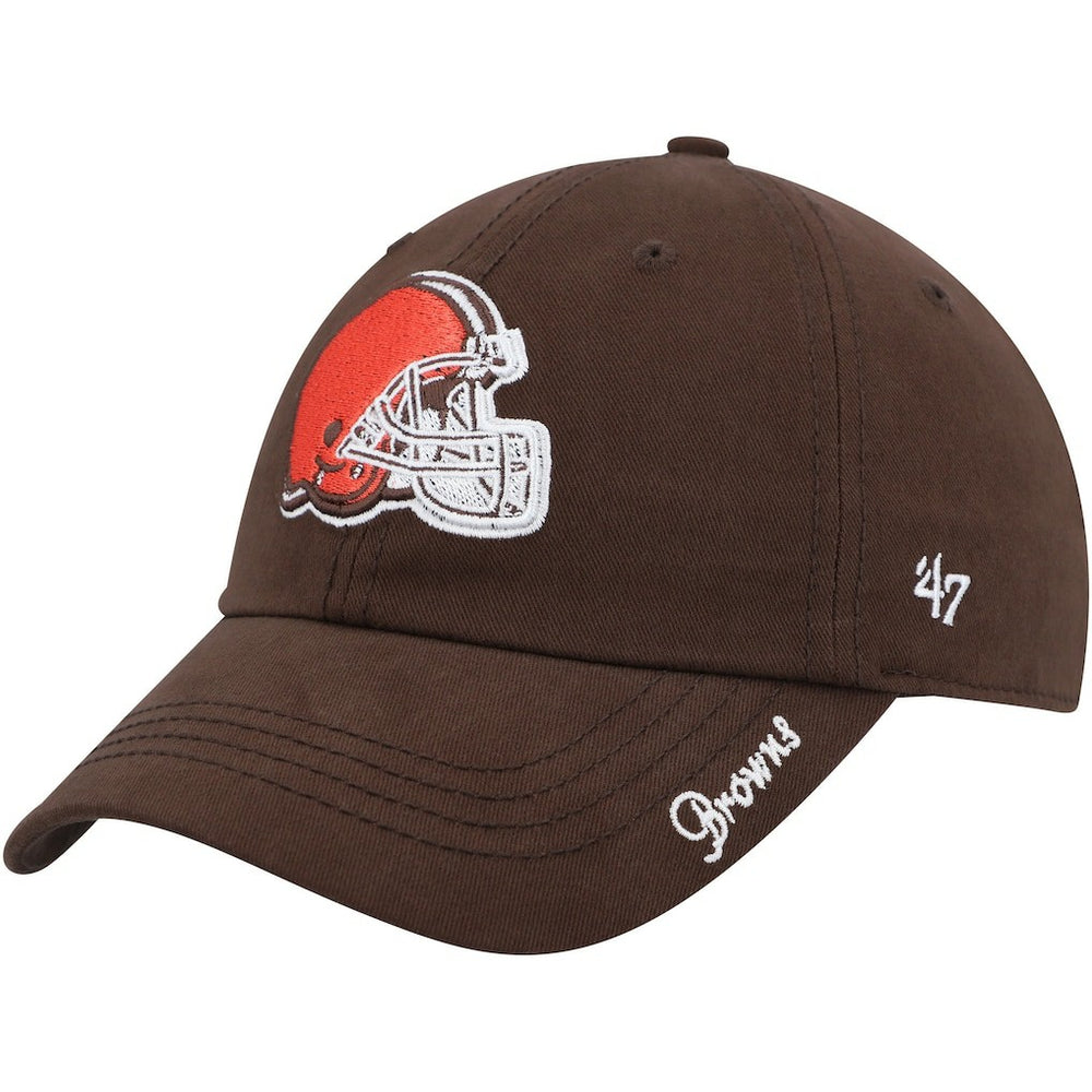 Cleveland Browns '47 Women's Miata Clean Up Primary Logo Adjustable Hat - Brown Hats