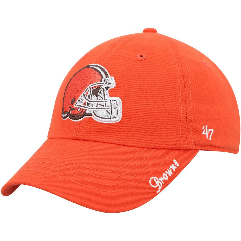 Cleveland Browns '47 Women's Miata Clean Up Primary Logo Adjustable Hat - Orange Hats