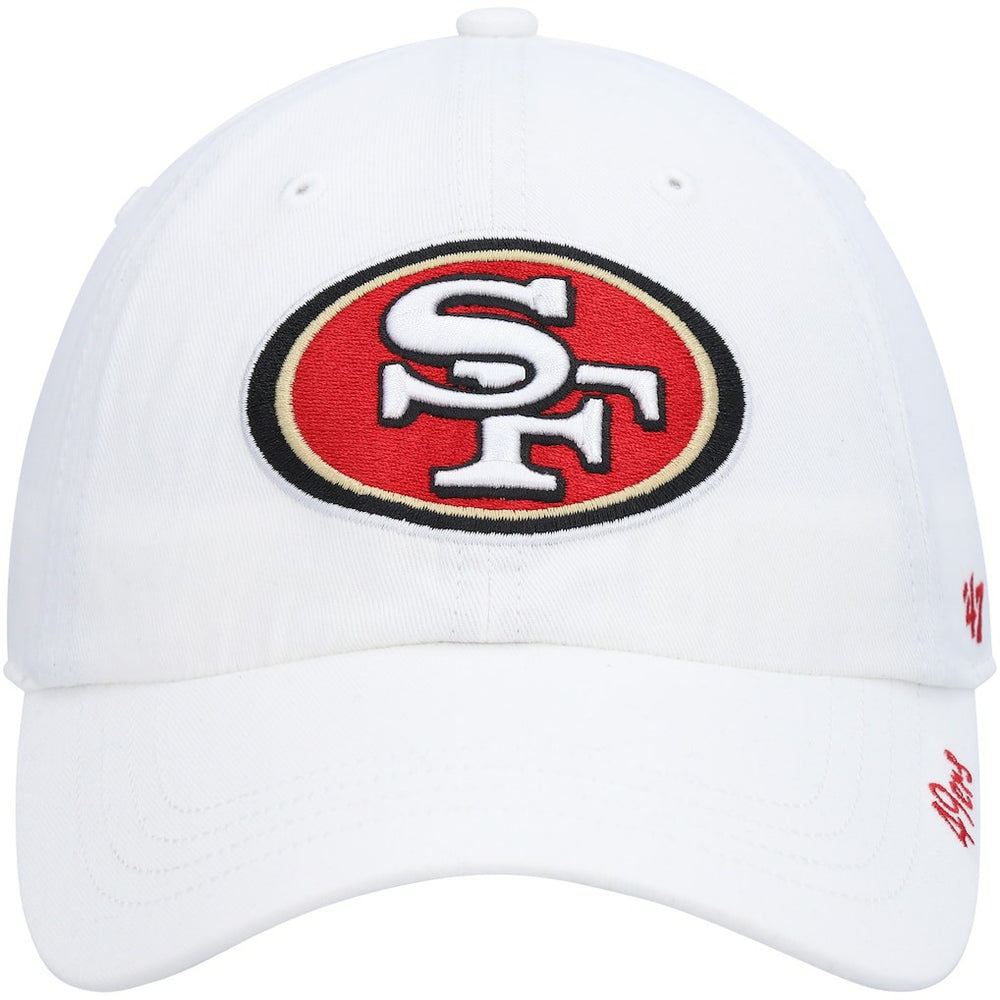 San Francisco 49ers '47 Women's Miata Logo Clean Up Adjustable Hat - White Hats