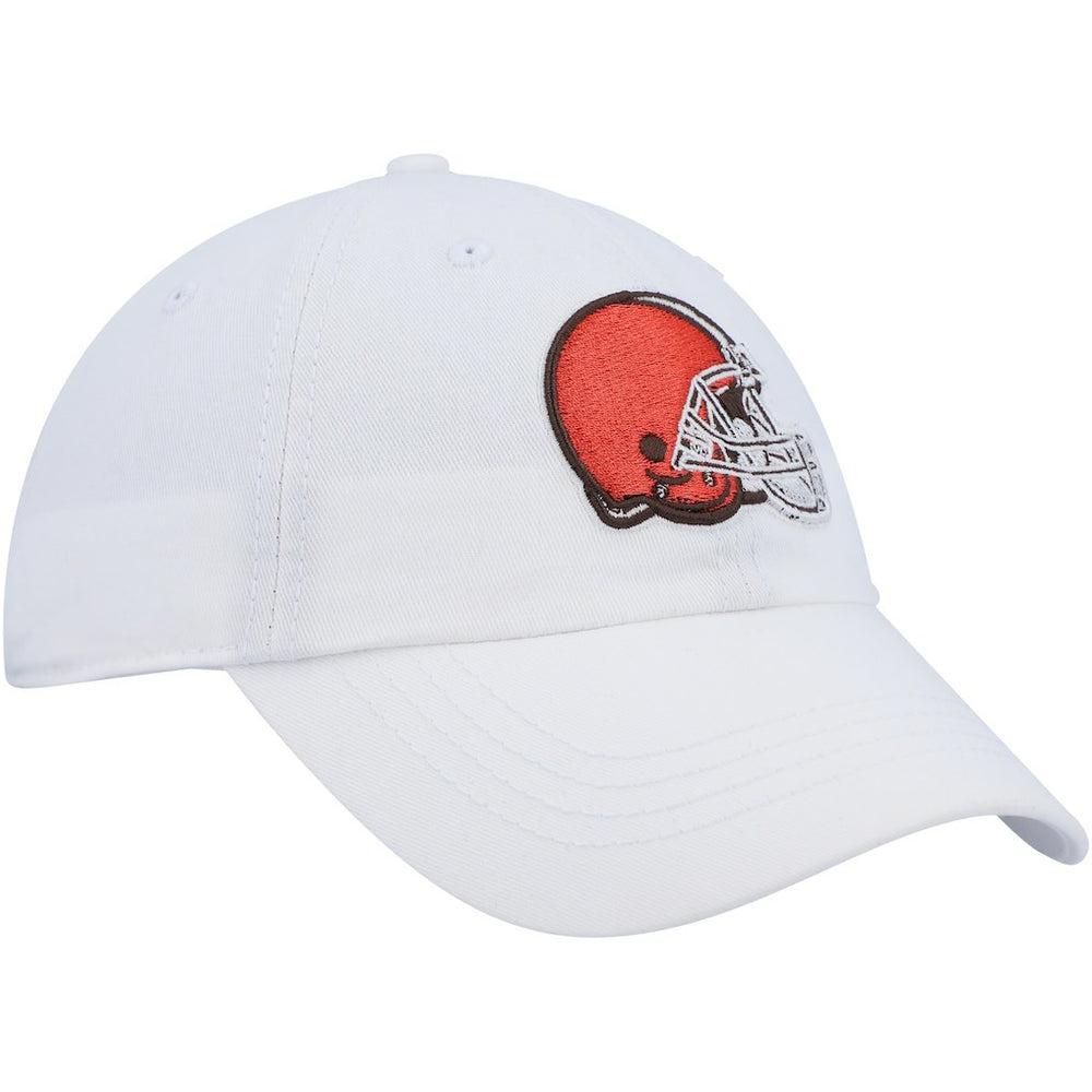 Cleveland Browns '47 Women's Miata Logo Clean Up Adjustable Hat - White Hats