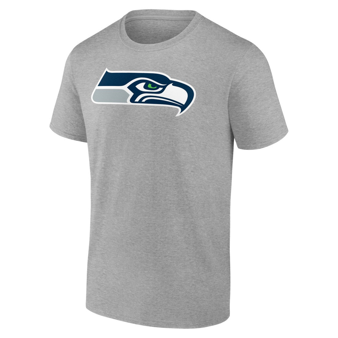 Seattle Seahawks Team Authentic Custom T-Shirt - Heathered Gray T-shirts