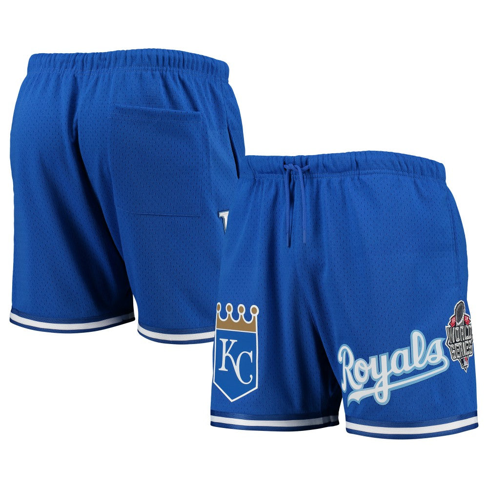 Kansas City Royals Pro Standard 2015 World Series Mesh Shorts - Royal Shorts