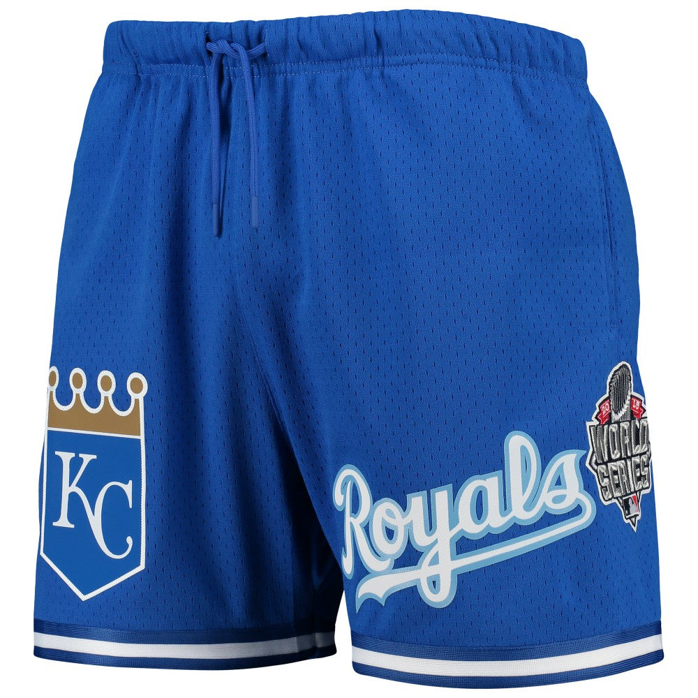 Kansas City Royals Pro Standard 2015 World Series Mesh Shorts - Royal Shorts