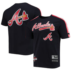 Atlanta Braves Pro Standard Taping T-Shirt - Navy/Red T-shirts