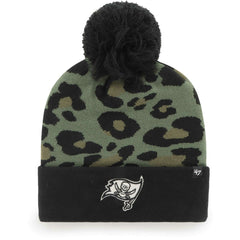Tampa Bay Buccaneers '47 Women's Bagheera Cuffed Knit Hat with Pom - Green/Black Hats