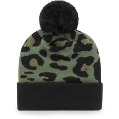 Tampa Bay Buccaneers '47 Women's Bagheera Cuffed Knit Hat with Pom - Green/Black Hats