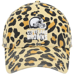 Cleveland Browns '47 Women's Bagheera Clean Up Allover Adjustable Hat - Tan Hats