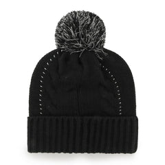 New Orleans Saints '47 Women's Bauble Cuffed Knit Hat with Pom - Black Hats