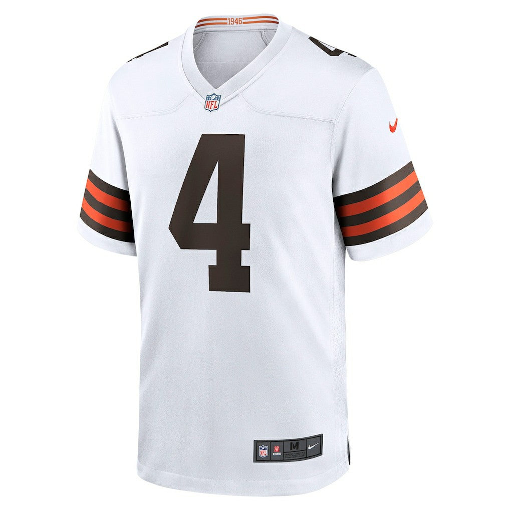Deshaun Watson Cleveland Browns Game Jersey - White Jerseys