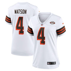 Deshaun Watson Cleveland Browns Women's Player Jersey - White Jerseys