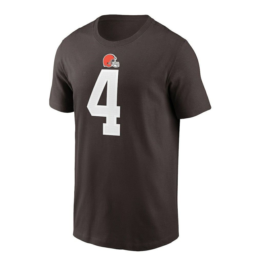 Deshaun Watson Cleveland Browns Player Name & Number T-Shirt - Brown T-shirts