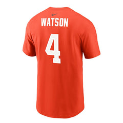 Deshaun Watson Cleveland Browns Player Name & Number T-Shirt - Orange T-shirts