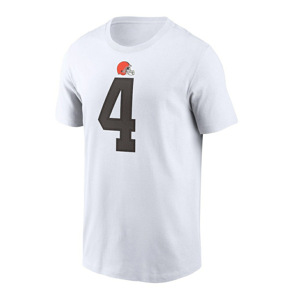 Deshaun Watson Cleveland Browns Player Name & Number T-Shirt - White T-shirts
