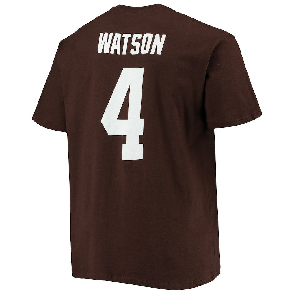 Deshaun Watson Cleveland Browns Big & Tall Player Name & Number T-Shirt - Brown T-shirts