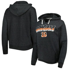 Cincinnati Bengals '47 Women's Color Rise Kennedy Pullover Hoodie - Black Hoodies