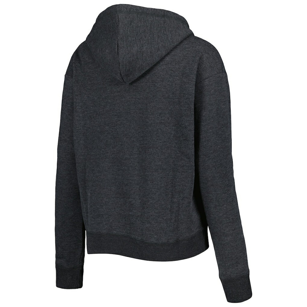 Las Vegas Raiders '47 Women's Color Rise Kennedy Notch Neck Pullover Hoodie - Black Hoodies
