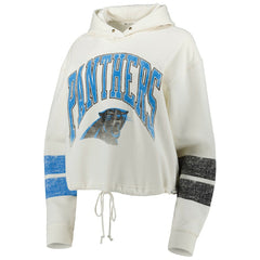 Carolina Panthers '47 Women's Harper Pullover Hoodie - Oatmeal Hoodies