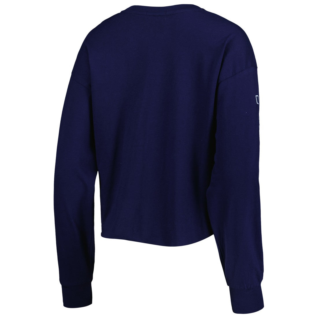 Tennessee Titans '47 Women's Skyler Parkway Cropped Long Sleeve T-Shirt - Navy T-shirts