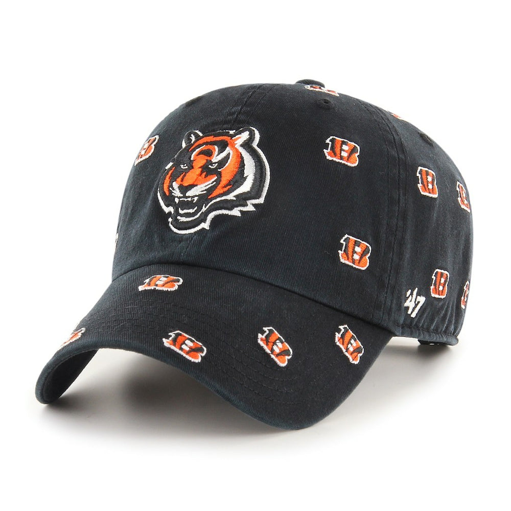 Cincinnati Bengals '47 Women's Confetti Clean Up Adjustable Hat - Black Hats