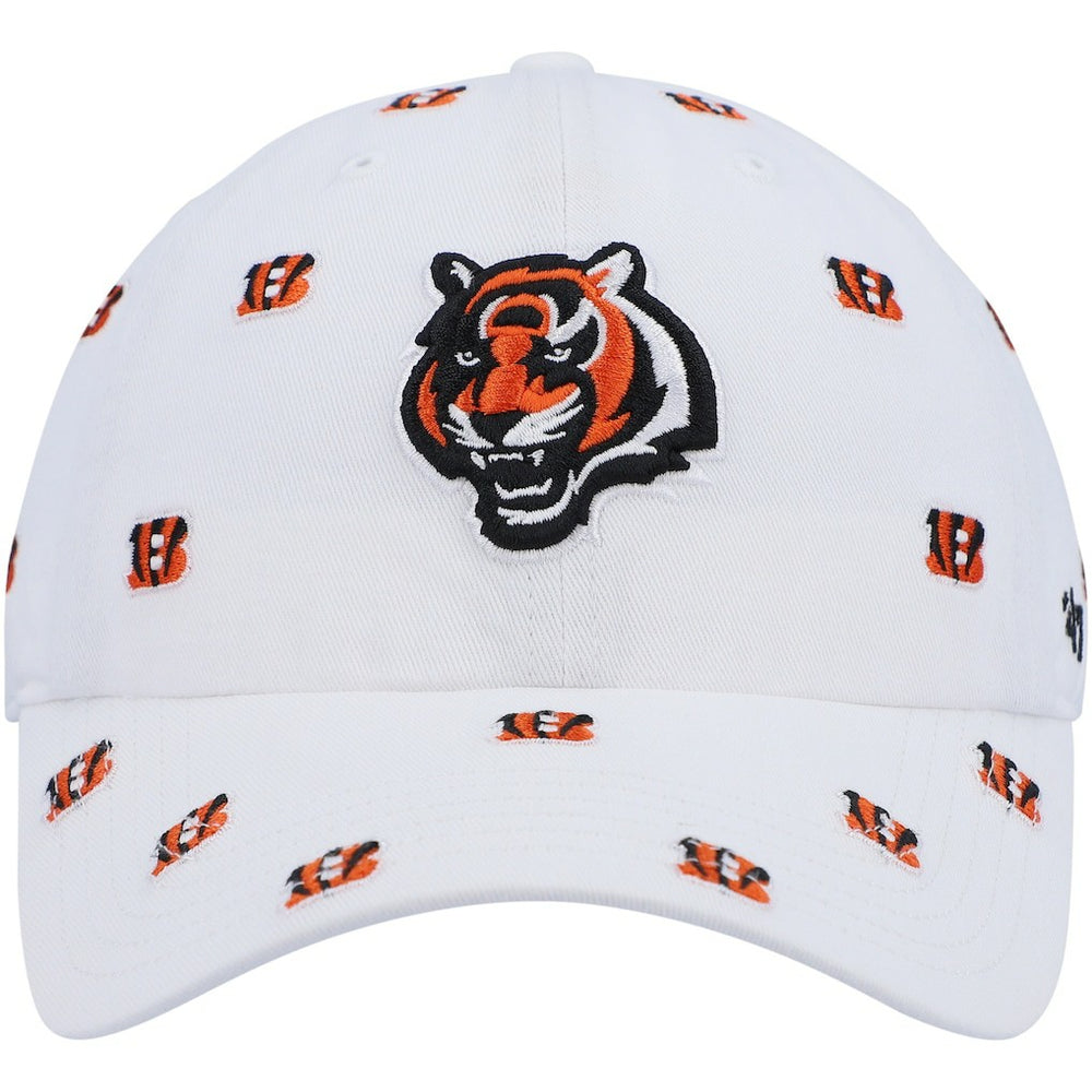 Cincinnati Bengals '47 Women's Confetti Clean Up Adjustable Hat - White Hats