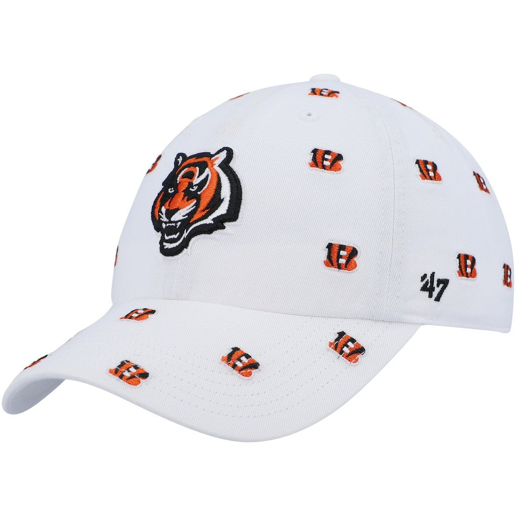 Cincinnati Bengals '47 Women's Confetti Clean Up Adjustable Hat - White Hats
