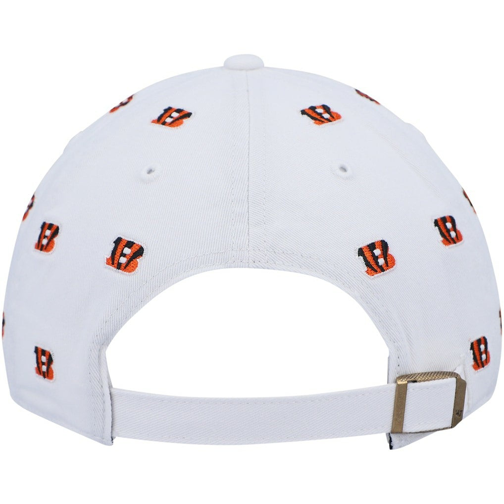 Cincinnati Bengals '47 Women's Confetti Clean Up Adjustable Hat - White Hats